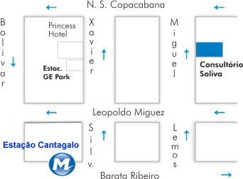 Mapa do consultorio